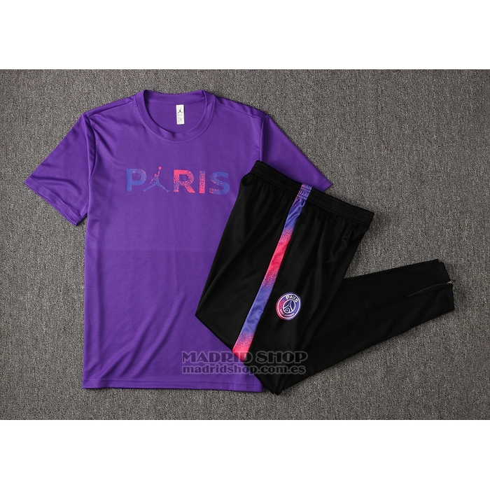 Chandal del Paris Saint-Germain Jordan Manga Corta 2021-2022 Purpura